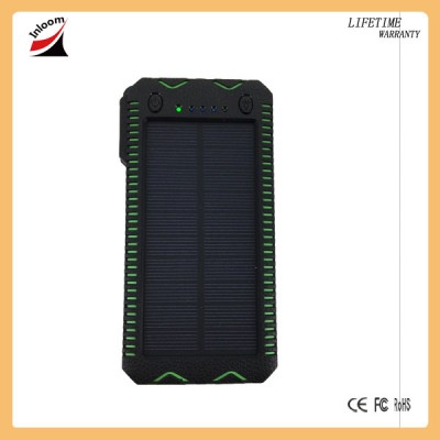 Factory Price Universal Portable Charger Solar Power Bank with Cigarette Lighter Shockproof