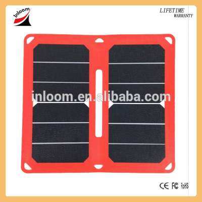 Factory Price 15W Sunpower foldable ETFE solar charger solar panel for mobile phone