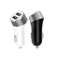 Cheap Fast Charging 5V 2.4A Portable Electric Mobile Device Dual Usb Ports Smart Adapter Android Phone Car Charger For iPhone