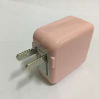 Factory Price Dual USB US Foldable wall plug Charger  5V2.1A cell phone charger