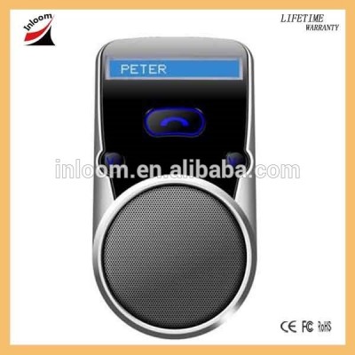 Solar power Multipoint Bluetooth Handsfree Car Kit Speakerphone with LCD display