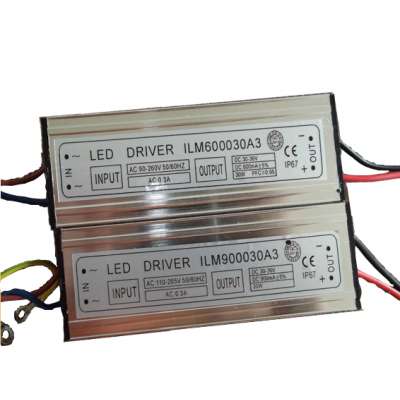 Hot selling waterproof constant current LED driver 600mA 30W