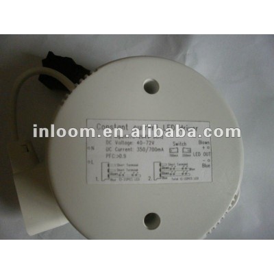 50W 350ma,700mA dual output constant current waterproof LED driver